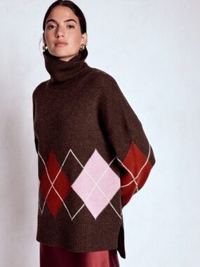 NEW WITH TAGS Boden Polly Merino wool turtleneck sweater XS